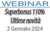 02/01/2024 Webinar Formativo - Superbonus 110% - Ultime novità 