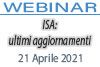 21/04/2021 Webinar Formativo: ISA ultimi aggiornamenti